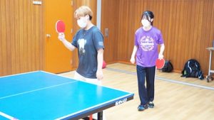 体育実技・卓球｜初夏の保健体育・香芝市総合体育館2022-105