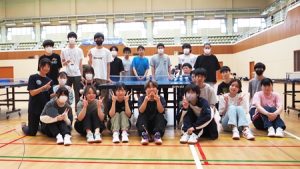 七夕の保健体育・体育実技「卓球」2023-327