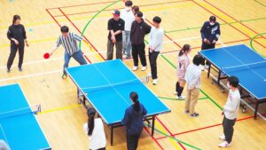 保健体育・体育実技「卓球」香芝市総合体育館2024-248