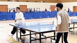 保健体育・体育実技「卓球＆インディアカ」香芝市総合体育館2024-403