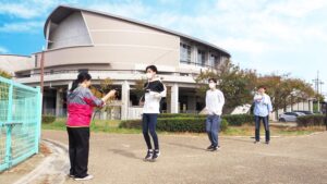 保健体育・体育実技「硬式テニス＆大縄跳び」橿原市曽我川緑地体育館・テニスコート2024-230