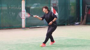 保健体育・体育実技「硬式テニス＆大縄跳び」橿原市曽我川緑地体育館・テニスコート2024-257