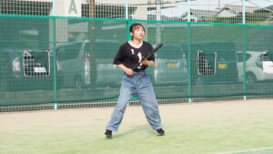 保健体育・体育実技「硬式テニス＆大縄跳び」橿原市曽我川緑地体育館・テニスコート2024-262