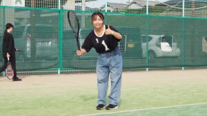 保健体育・体育実技「硬式テニス＆大縄跳び」橿原市曽我川緑地体育館・テニスコート2024-267