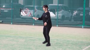保健体育・体育実技「硬式テニス＆大縄跳び」橿原市曽我川緑地体育館・テニスコート2024-275