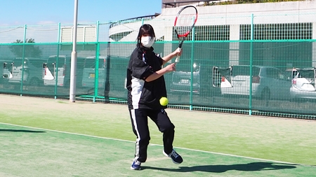 保健体育体育実技・硬式テニス2021-part2｜まずはスマッシュの練習をしっかりと