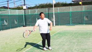 スポーツの秋！保健体育・体育実技「硬式テニス」2021-138