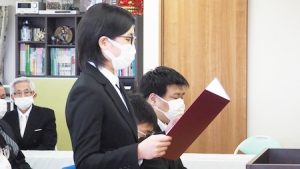 第六回卒業式（2021年度・令和3年度）卒業生総代答辞2021-282